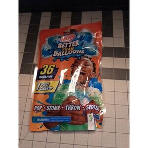 Nerf Better Than Balloons 36‎ Water Pods: Pop-Stomp-Throw-Splash NEW